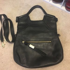 foley corinna black tote and cross body
