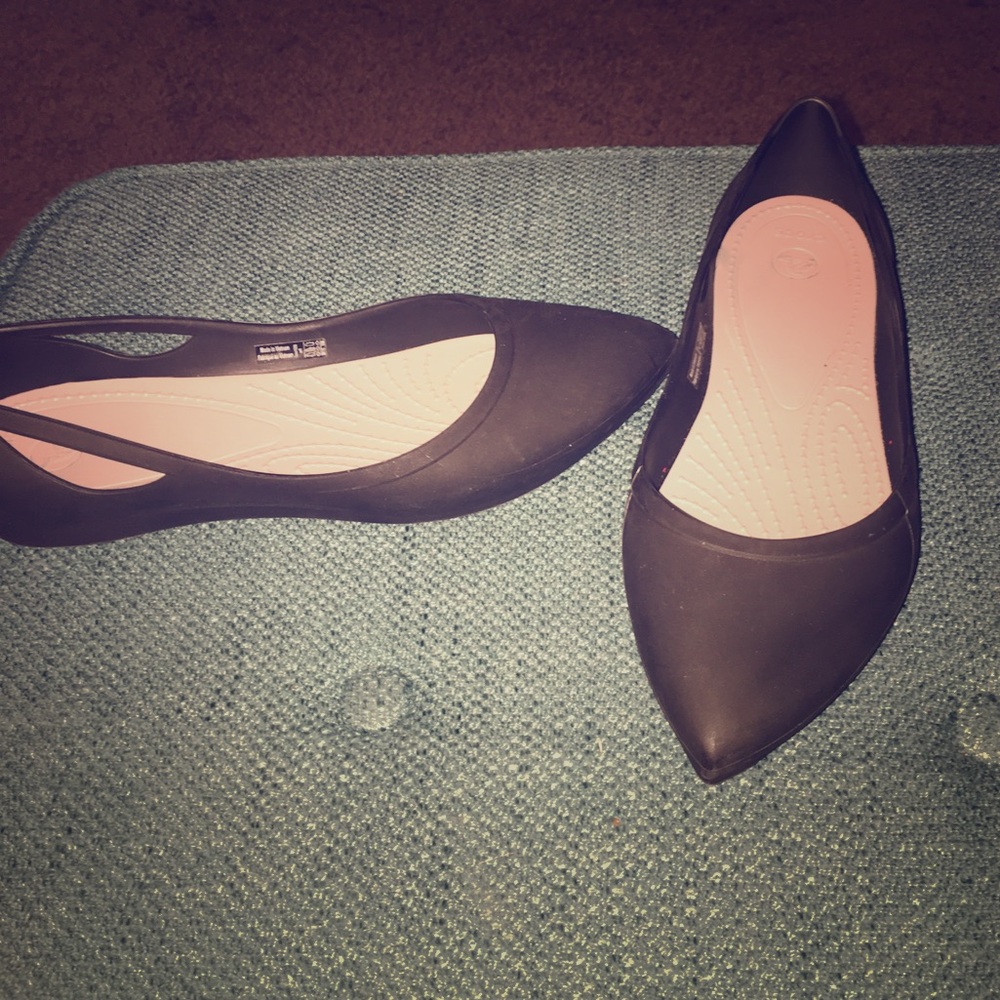 Crocs Black flats