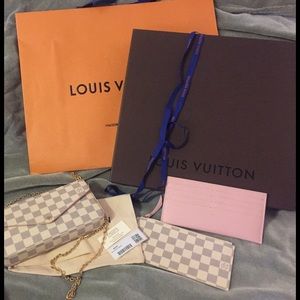 Louis Vuitton POCHETTE FELICIE Damier Azur Canvas