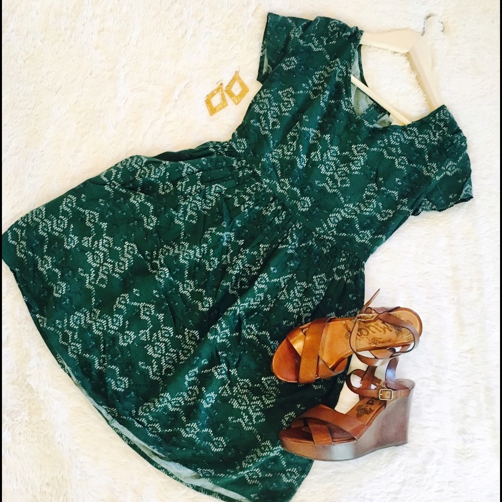 Tribal Print A-line Skirt Dress
