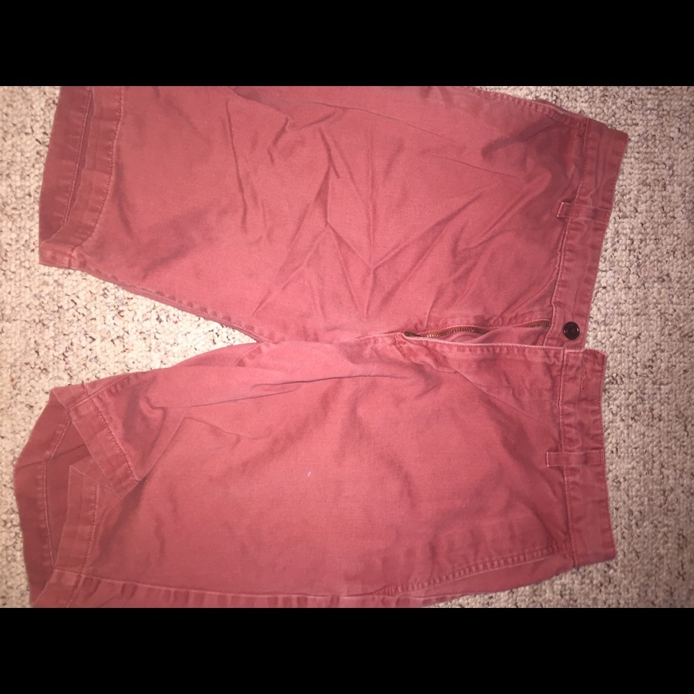 Red shorts