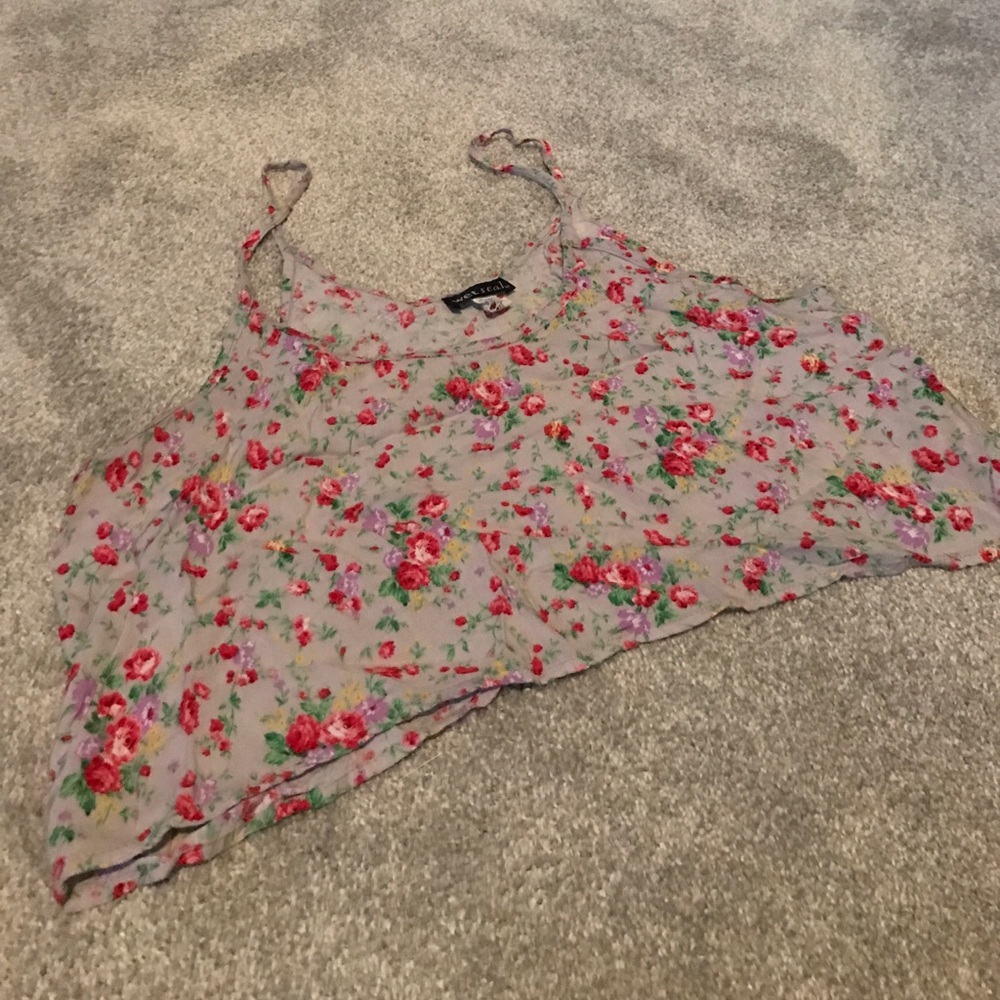 Floral crop top
