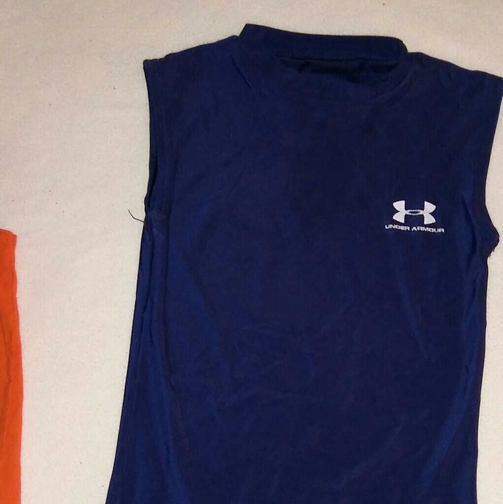Under Armour sleeveless shirts