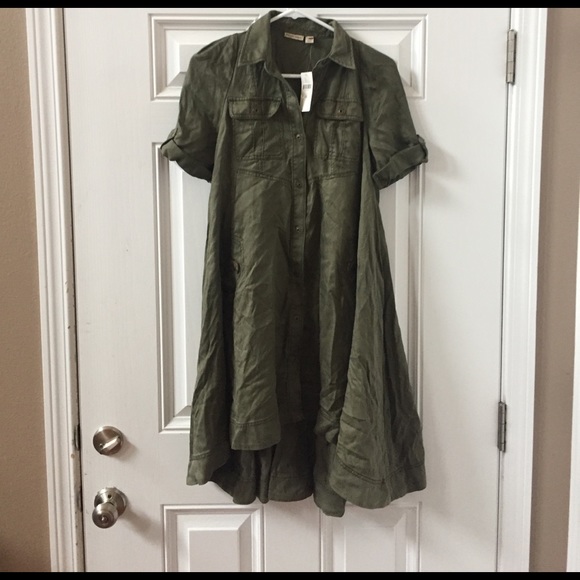 Anthropologie Military Swing Dress - Picture 3 of 3
