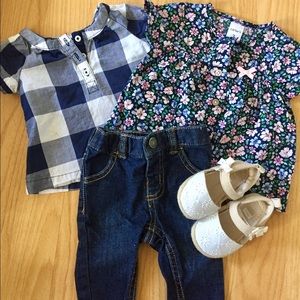 Carter's spring set! 4 pieces; size 3m