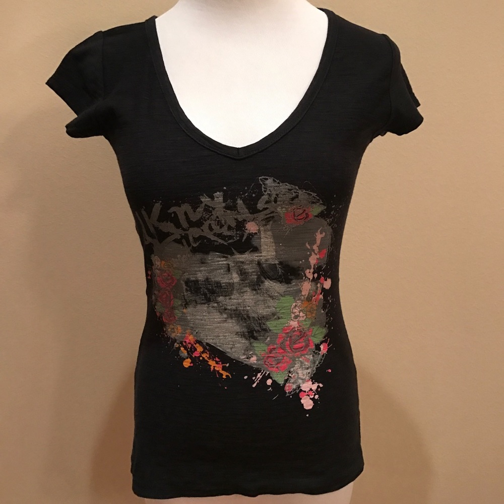 Open back t-shirt