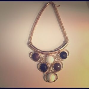 ⬇️SALE 💲💲Necklace-gold/brown/white