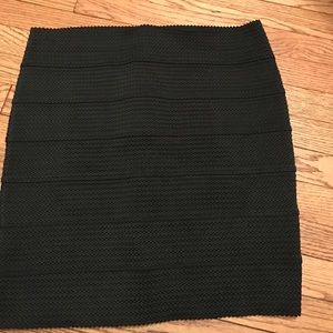 NWT Textured Black Skirt