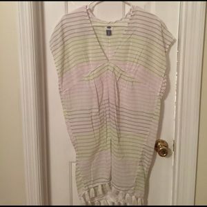 EUC Old Navy coverup with fringe