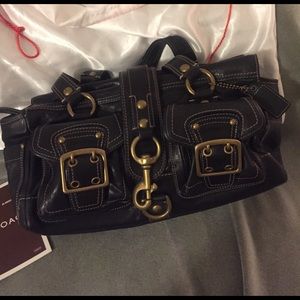 Authentic COACH Black Leather Legacy Satchel