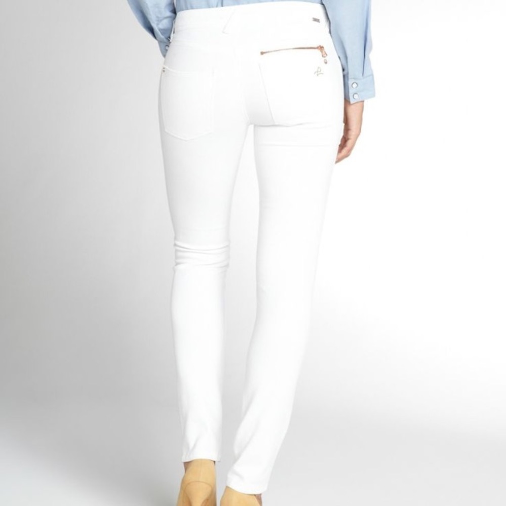 DL1961 perfect fit Skinny leg white jeans