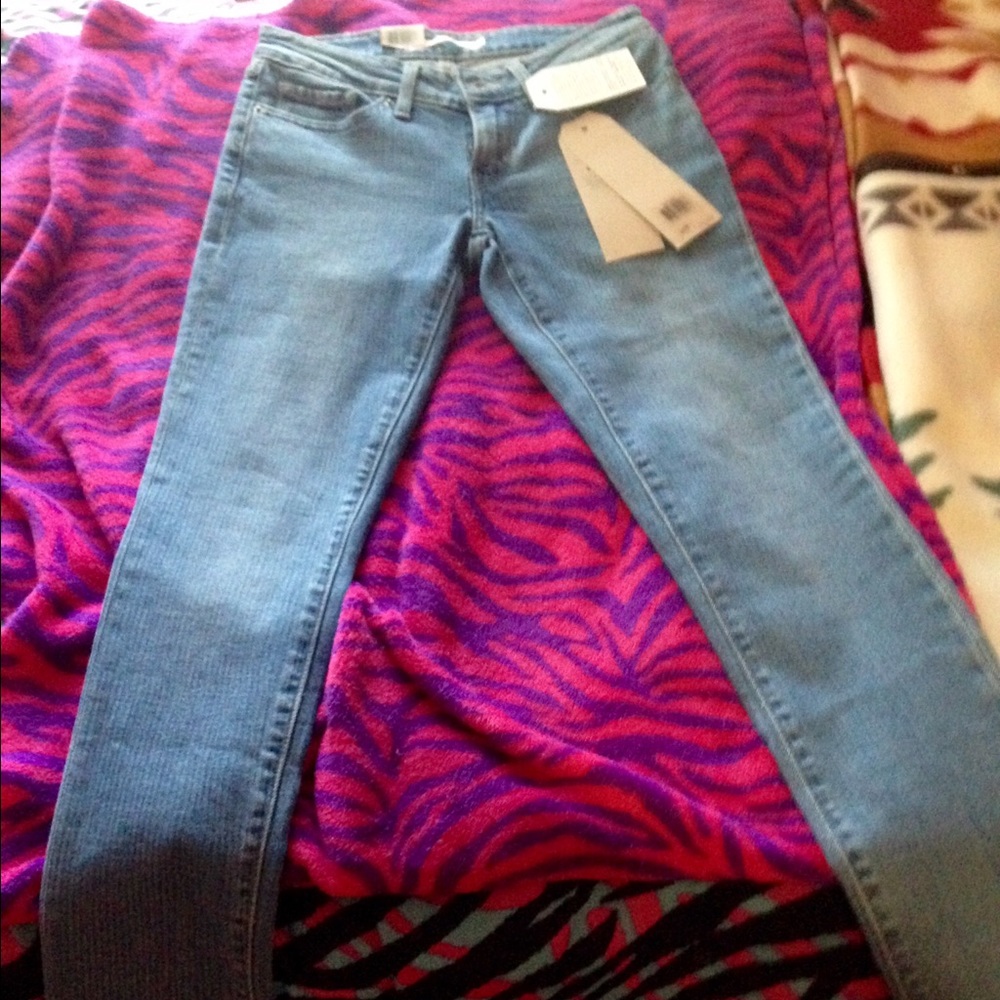 Blue 711 Skinny Styled Levi's