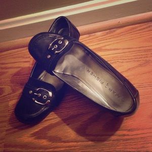 Women's black wedges