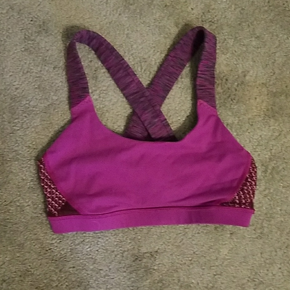 American eagle fuschia sports bra
