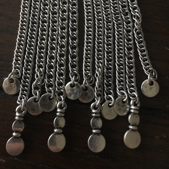 NEED GONE BY 9/15/22 - Brand New Lucky Bohemian Silver Chain Earrings - Picture 4 of 6