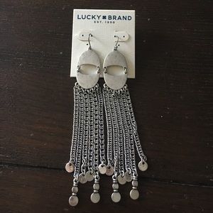 NEED GONE BY 9/15/22 - Brand New Lucky Bohemian Silver Chain Earrings