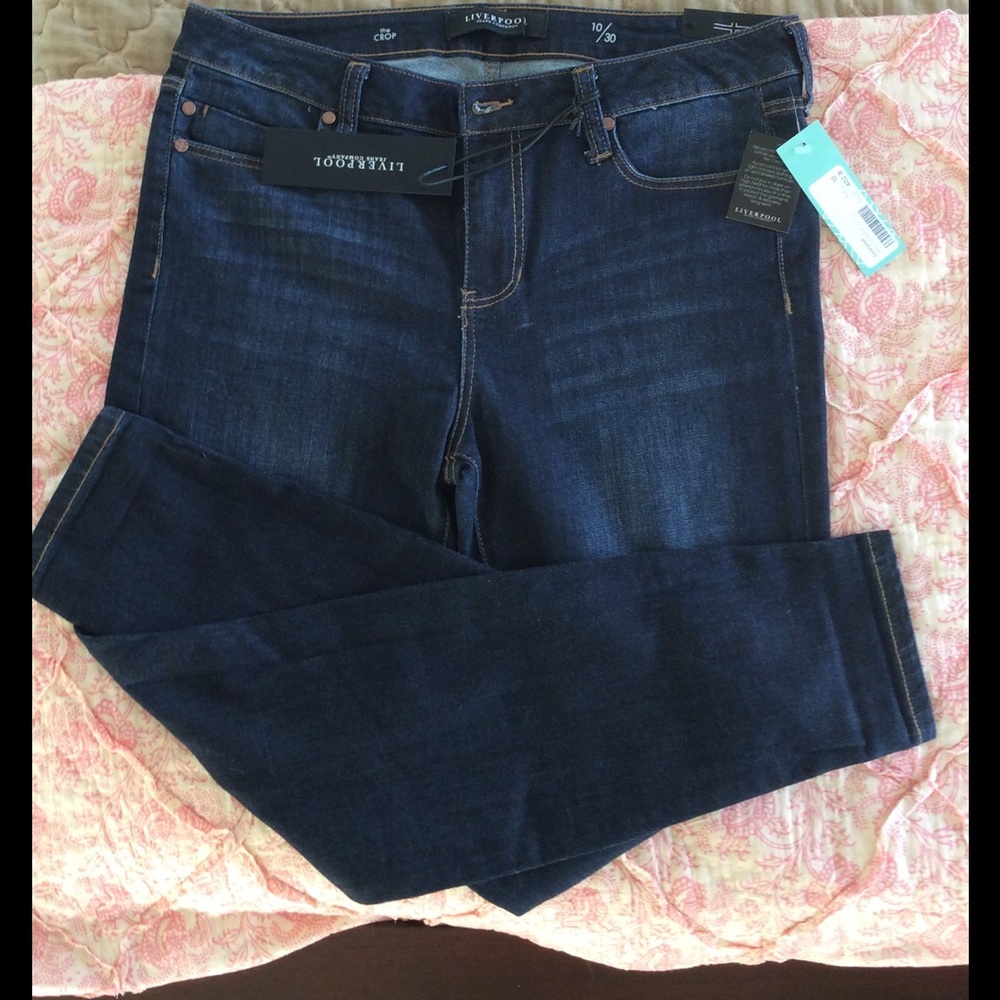 Liverpool Nik Cropped Skinny Jeans