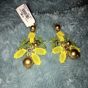 J. Crew • lemon tree earrings
