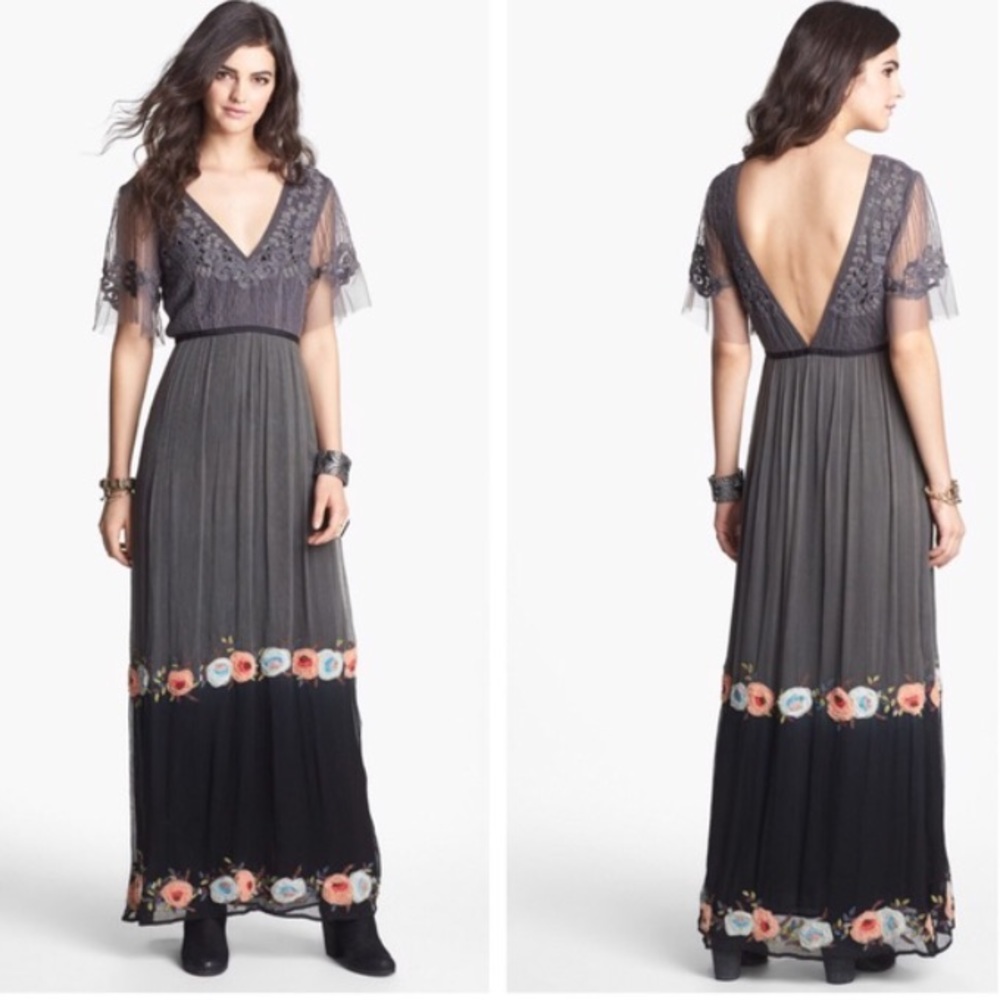 Free People Floral Maxi