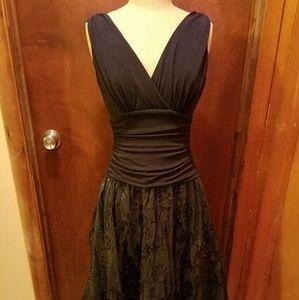 Black evening dress