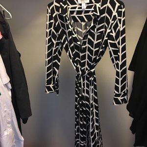 DVF inspired wrap dress