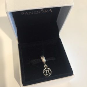 Pandora 21 Birthday Charm