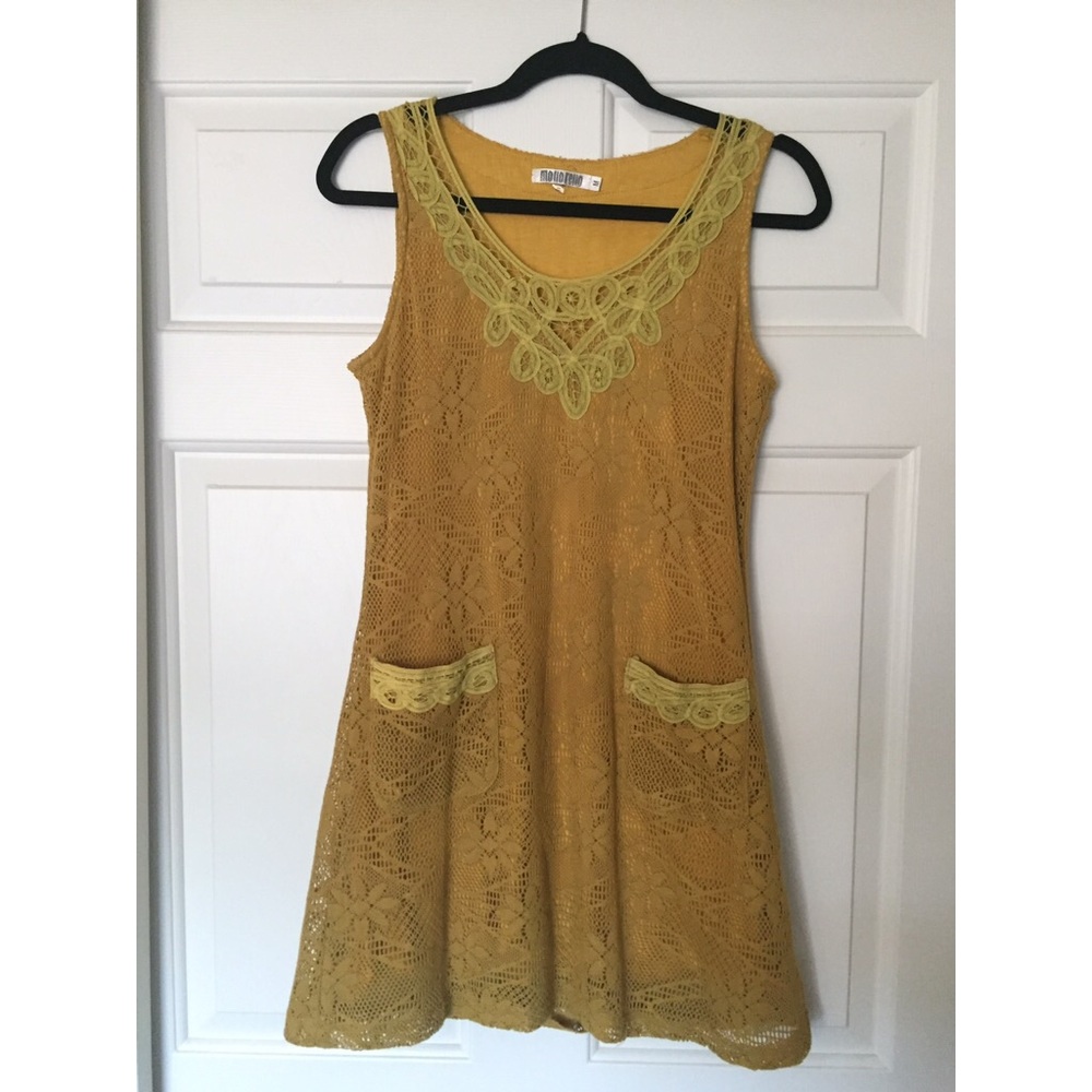 Mustard Shift Dress SZ Medium