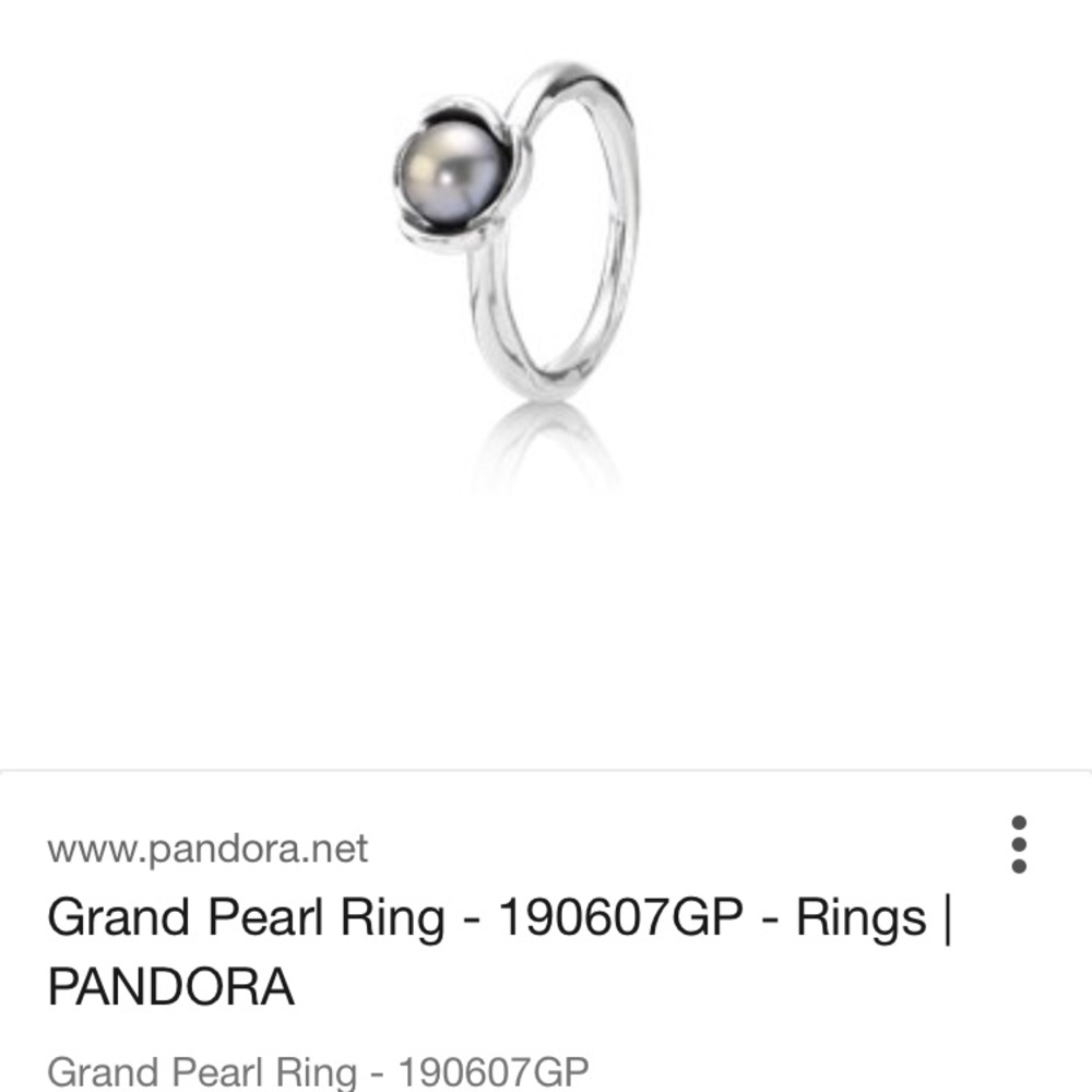 Pandora Pearl ring. Size 7