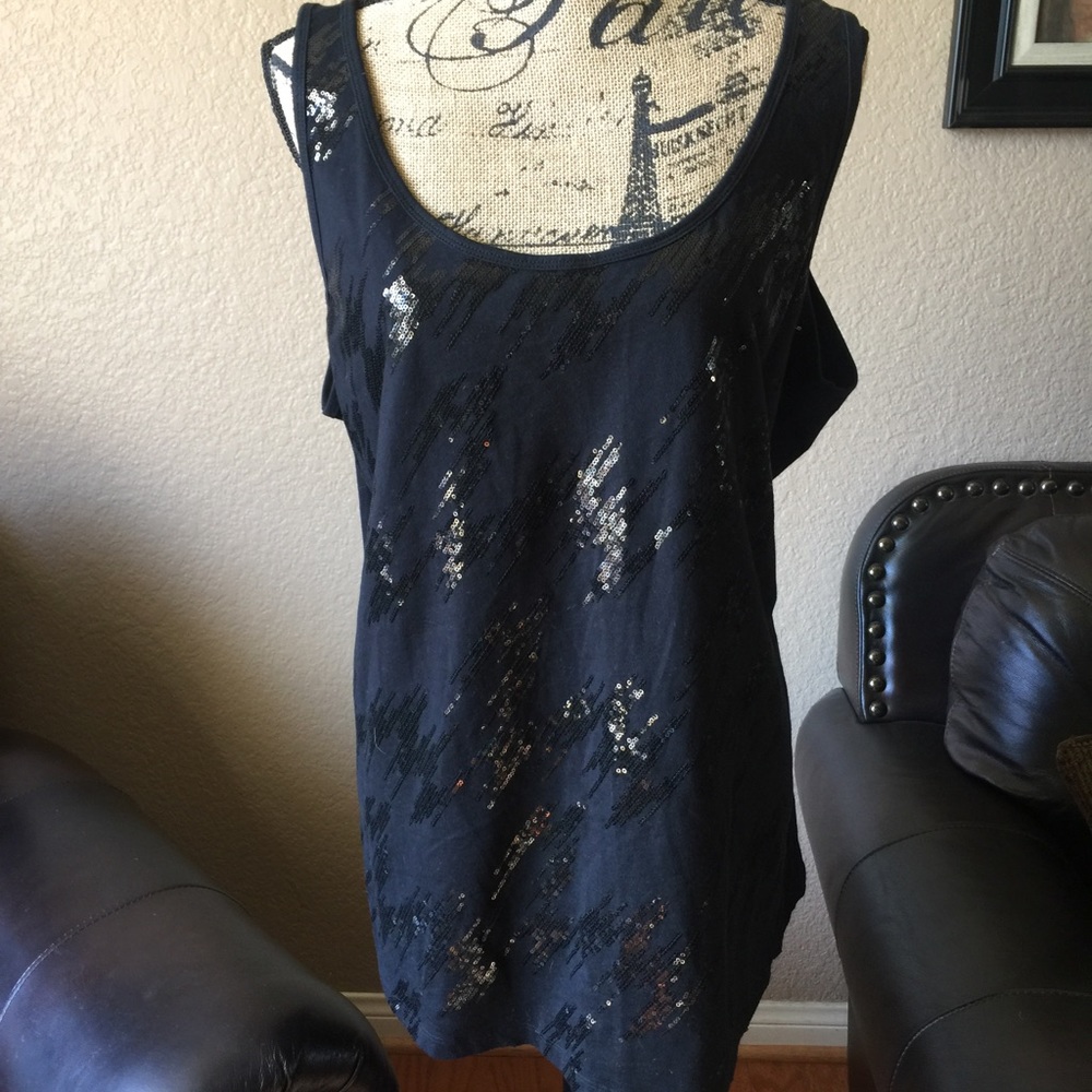 Lane Bryant sequin tank