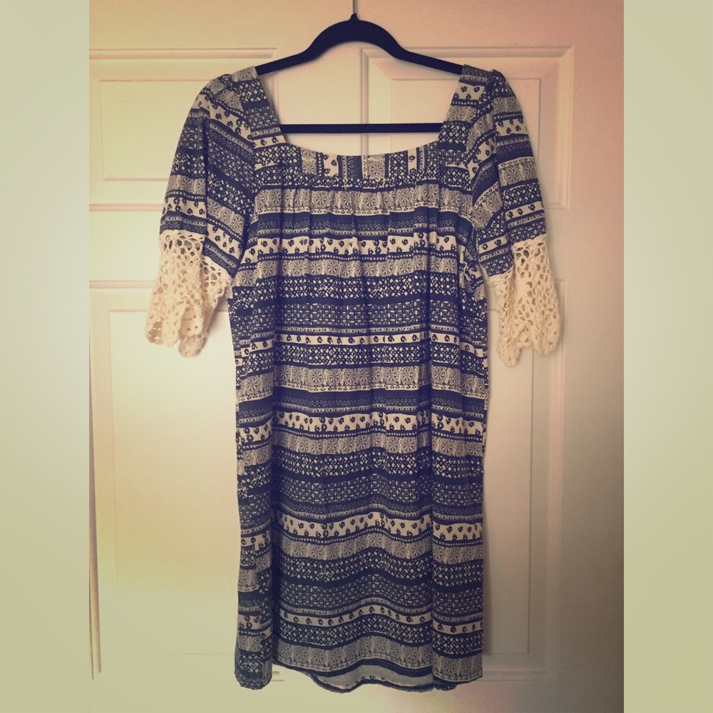 Printed Prairie Dress SZ M