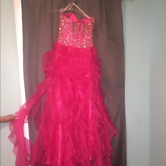 Prom dress hot pink - Picture 2 of 2