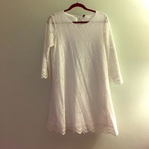 H&M White Lace Dress