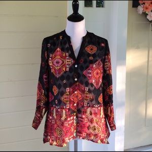 💚Ruby Road Sheer Blouse