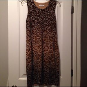 Calvin Klein Small Animal Print Dress