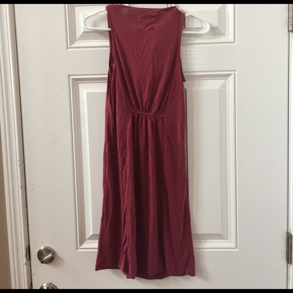 Anthropologie Red Cowl Dress - Picture 3 of 4