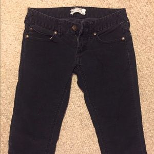 Free people black corduroys