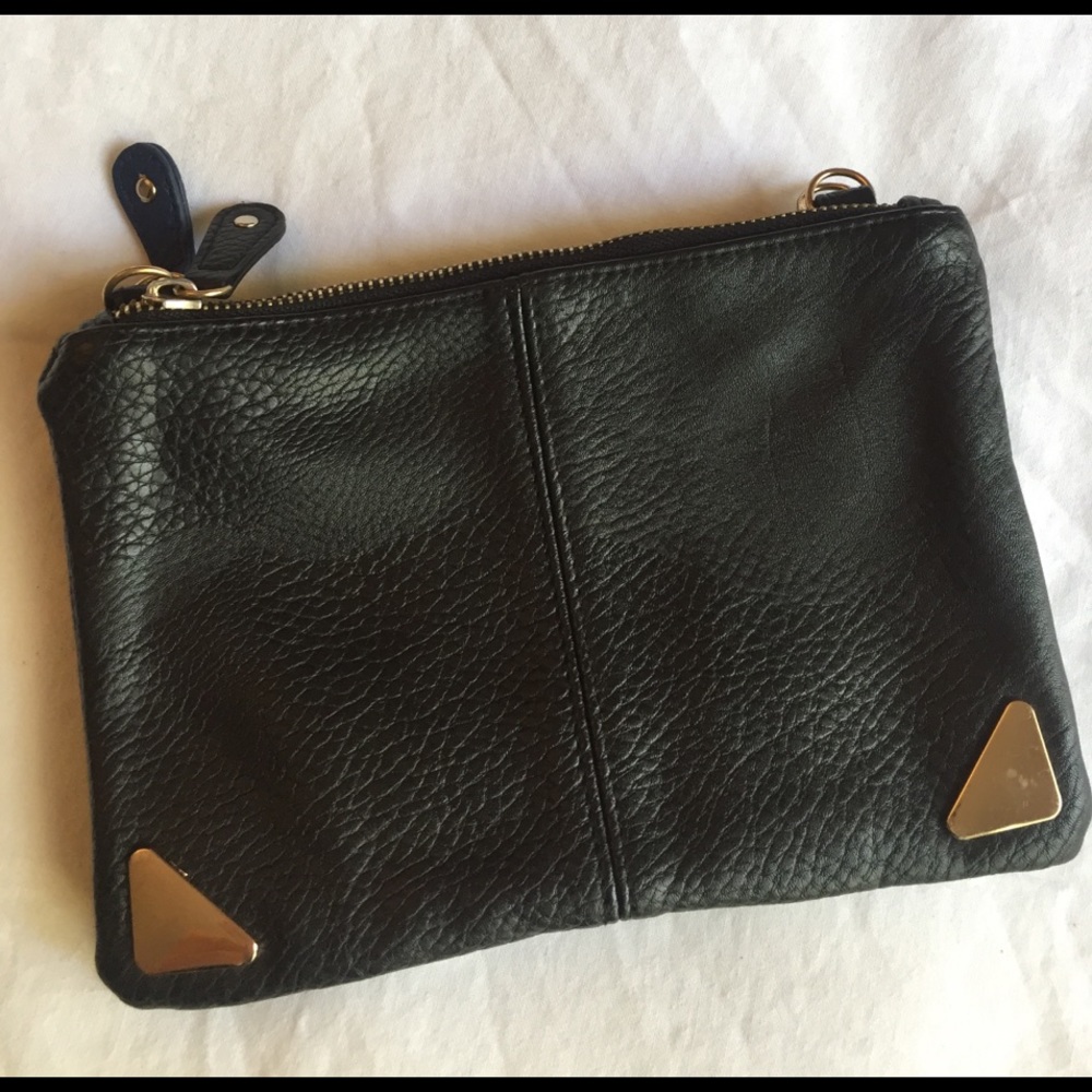 Double envelope purse, two purses clipped together