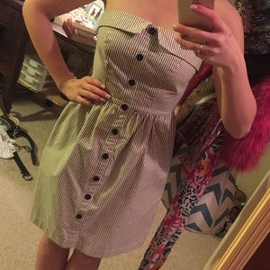 Urban outfitters strapless dress