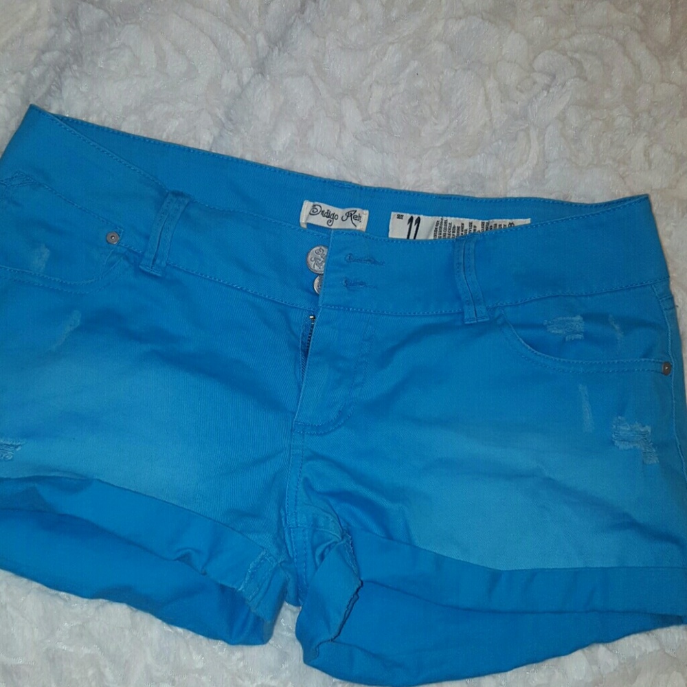 Blue shorts