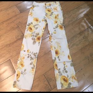 Floral designer pants