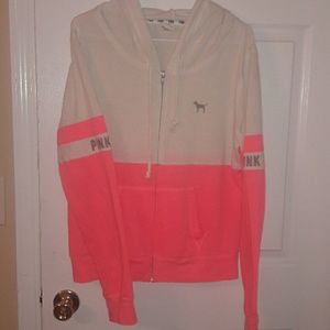 Pink Victoria Secret Zip Up