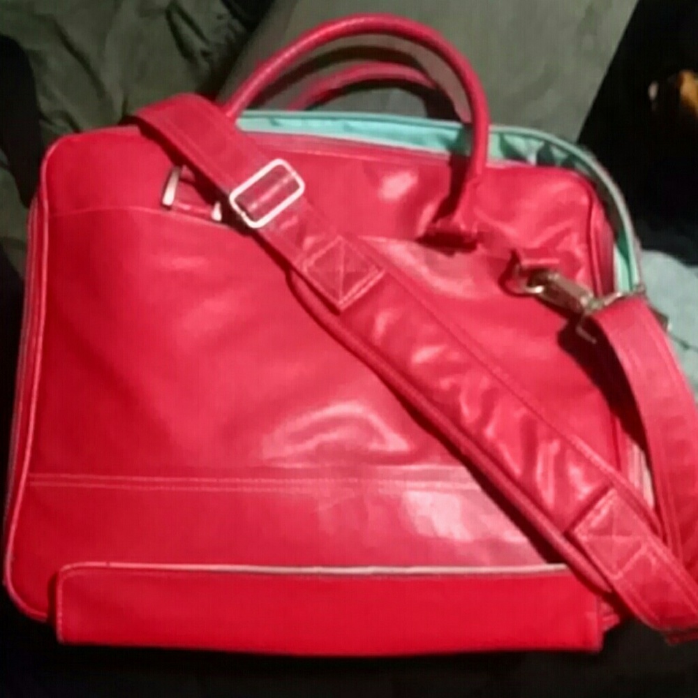 Gwnuine Leather book/computer bag - Picture 1 of 1