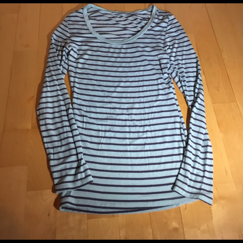 Striped long sleeve shirt