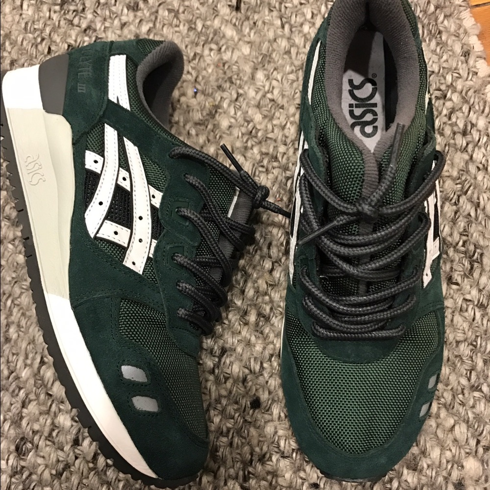Asics Gel-Lyte III "Varsity Pack" Dark Green/White