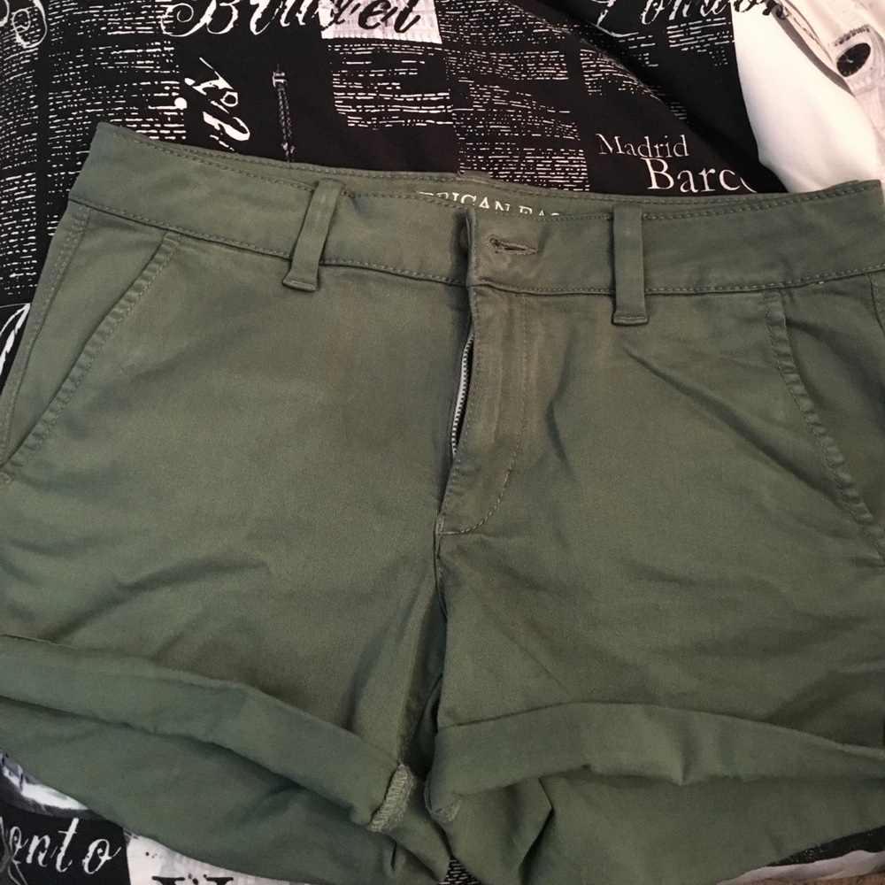 Olive green American Eagle Shorts