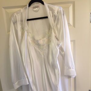 Satin Nightgown and robe