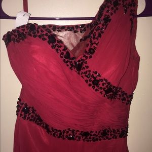 Red prom dress