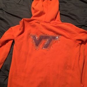 VS Pink Virginia Tech zip hoodie