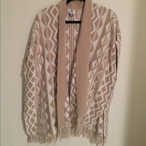 Old Navy open Aztec cardigan