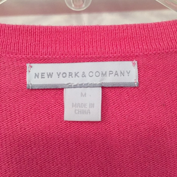 New York & Company Argyle Cardigan - Picture 3 of 4